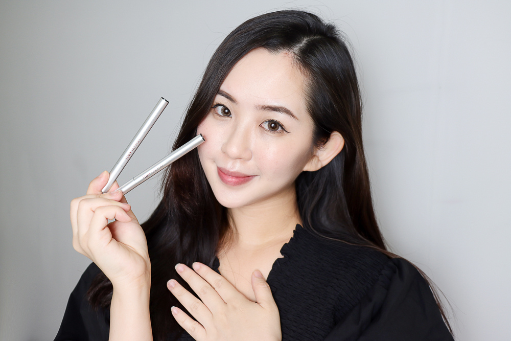 〖 眼線液 〗列入最愛眼線液名單 K-Palette 完美持久 專業版眼線液 01黑色 02棕黑 試色|2022眼線液推薦 (9).jpg 試用