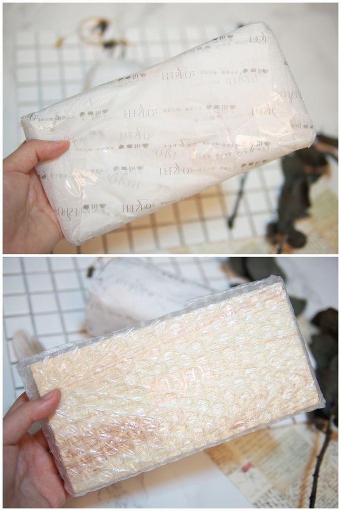P1010020-vert.jpg 彩妝 ▍打造零毛孔底妝FRESHO2♥夢幻校色飾底乳+文青木紋系12色礦物眼影盤