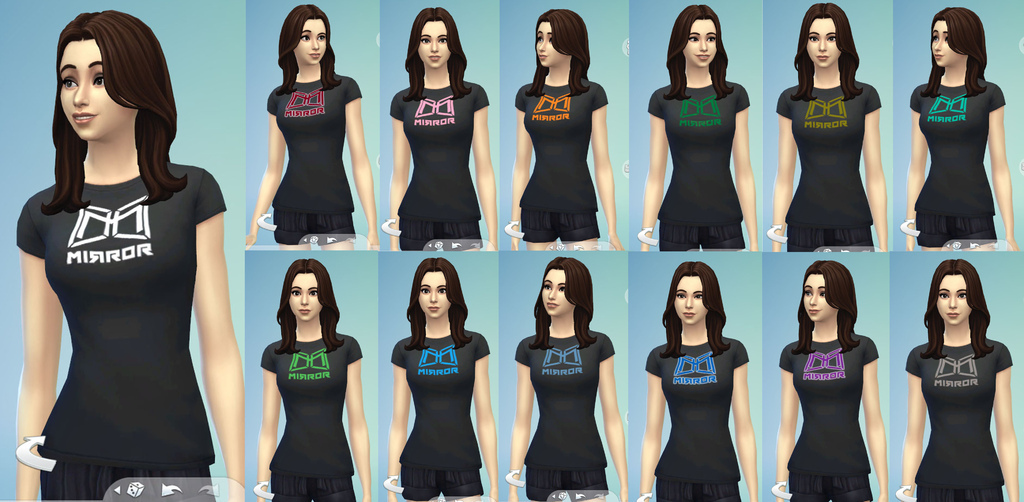 [模擬市民4 MOD下載] Mirror應援T-shirt 