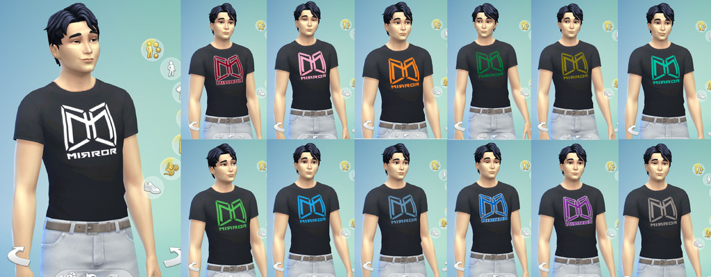 [模擬市民4 MOD下載] Mirror應援T-shirt 