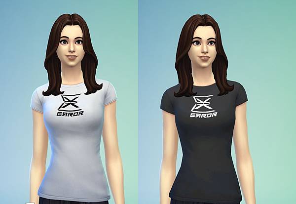 [模擬市民4 MOD下載] Error應援T-shirt (
