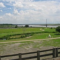 屏東河岸的休閒自行車道