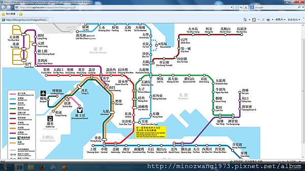 香港地鐵圖