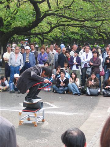 上野公園之舊地重遊  街頭表演