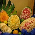 《09美食展》西瓜雕花