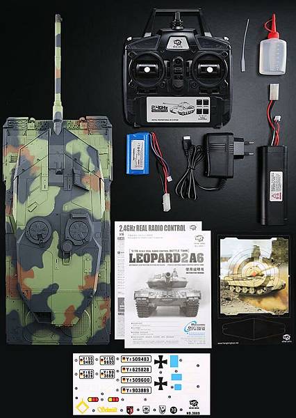 豹二戰車A6 LEOPARD2A6 義勇兵 台北槍店 生存遊戲專賣 軍事 內容物.png