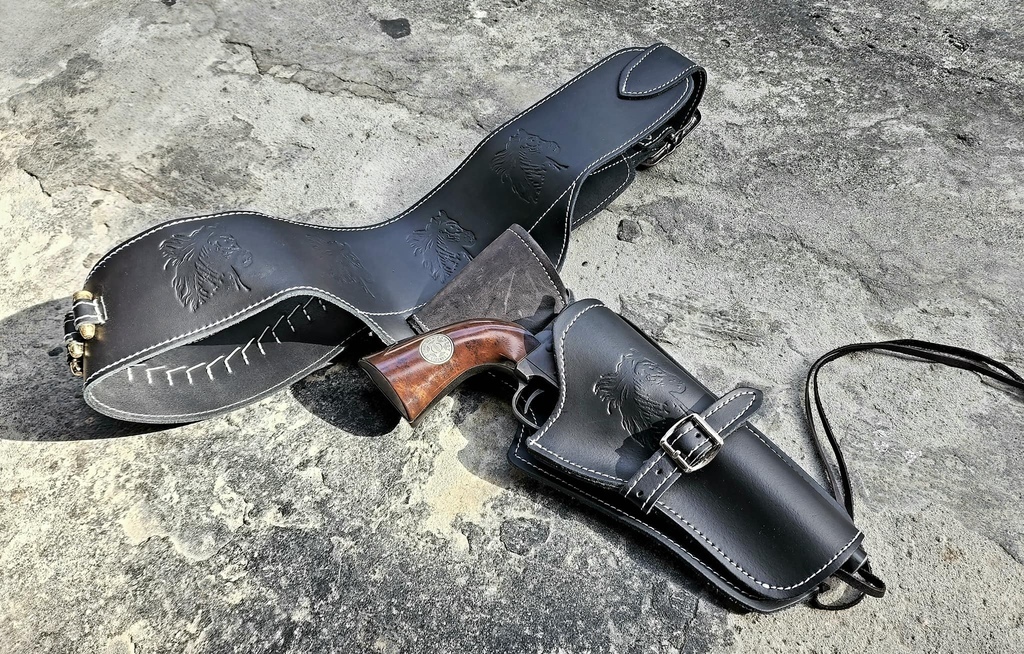 義勇兵生存遊戲專賣- Denix 西班牙製 皮製 腰帶 槍套 SAA 左輪 西部 牛仔.jpg