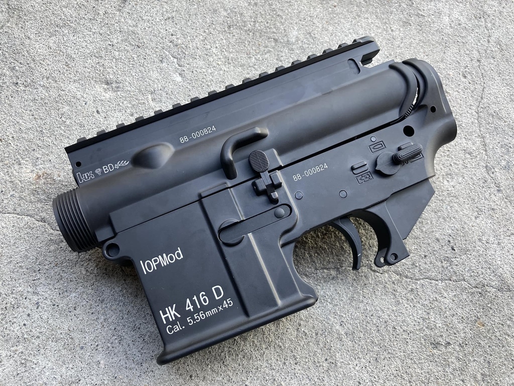 VFC HK416機匣 CERAKOTE H 190 ARMOR BLACK 少女前線 HK416 Mod 3客製化刻字 義勇兵 台北槍店 生存遊戲專賣.jpg