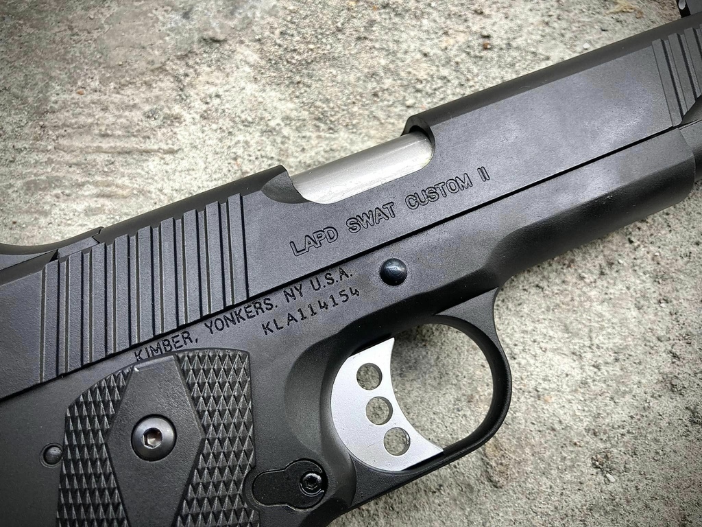 謎版1911 KIMBER LAPD SWAT Custom II GBB瓦斯手槍 VFC 系統 台北槍店 生存遊戲專賣 義勇兵 刻字.jpg