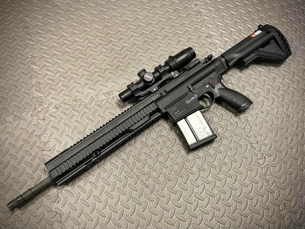 VFC UMAREX HK417 V2 16 偵查型 瓦斯槍 GBB 步槍 一槍兩匣 台北槍店 生存遊戲專賣 義勇兵.jpg