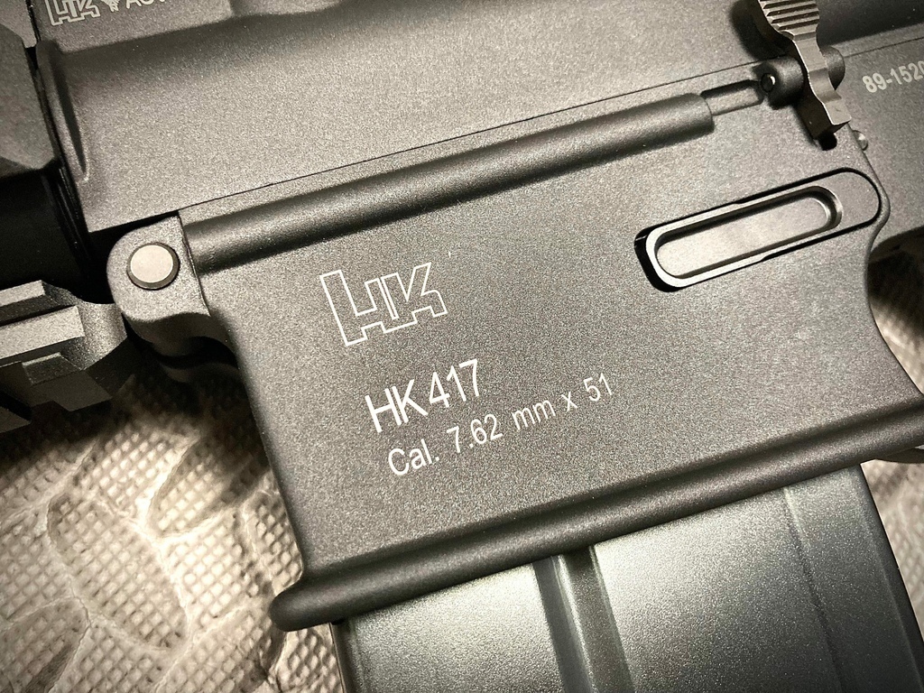 VFC UMAREX HK417 V2 16 偵查型 瓦斯槍 GBB 步槍 一槍兩匣 台北槍店 生存遊戲專賣 義勇兵 刻字.jpg