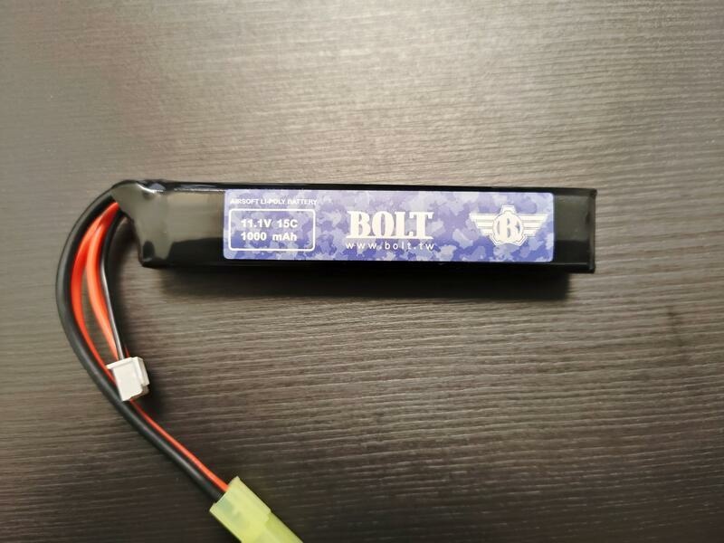 BOLT 口香糖電池 11.1v 15c 1000mAh 台北槍店 生存遊戲專賣 義勇兵 電槍電池.jpg