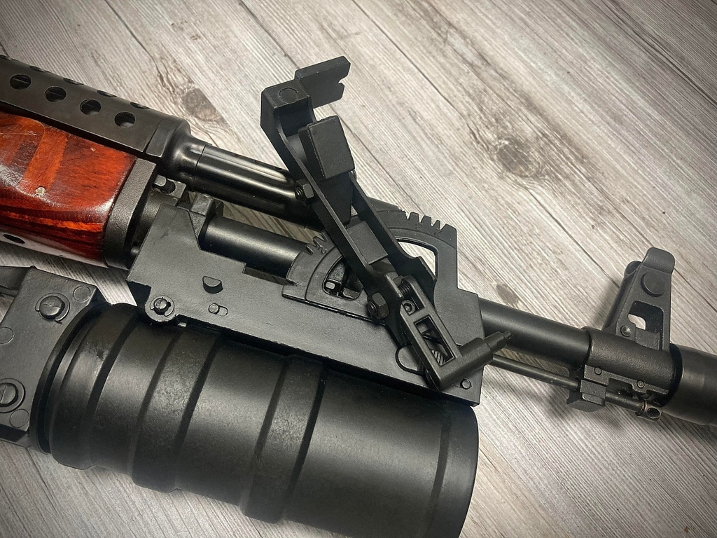 AK 榴彈發射器 GP-30 輕量化運動版 GP25 義勇兵 台北槍店 生存遊戲專賣店 可作動表尺.jpg