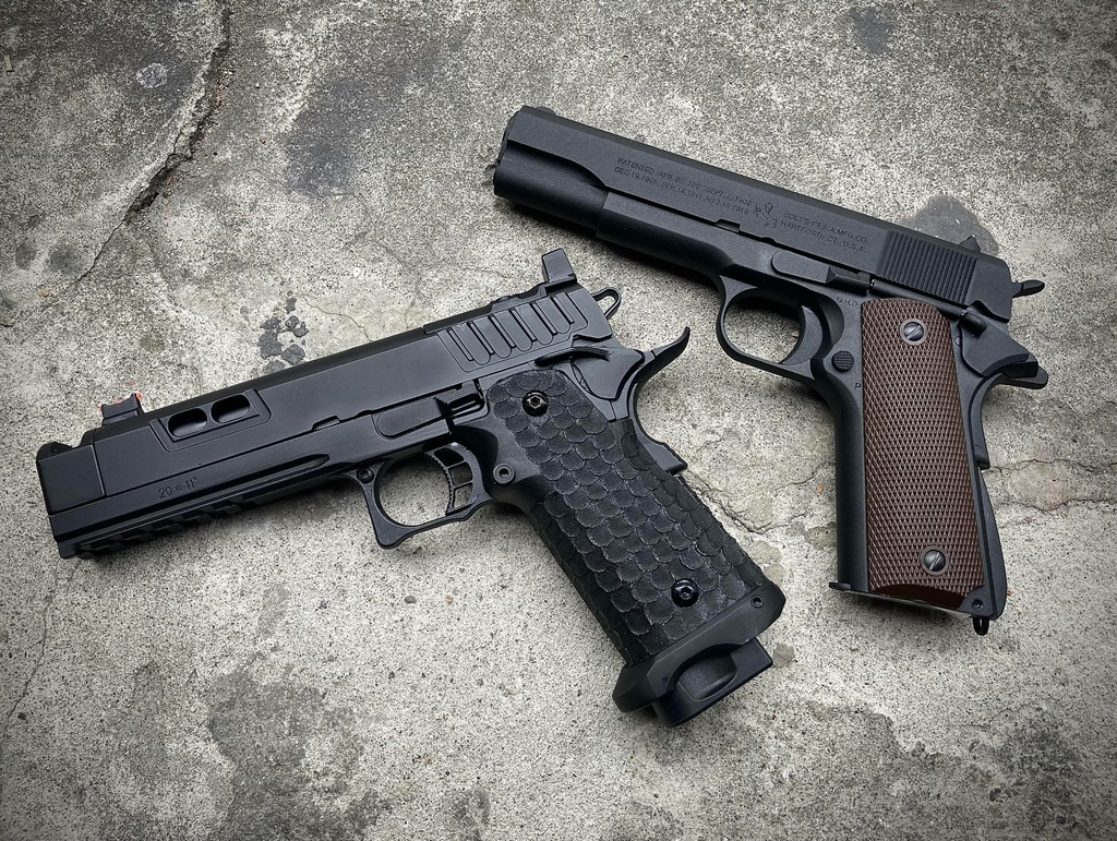 KJ 1911軍版刻字補完版 ARMY R604 STI DVC P GBB 瓦斯槍 台北槍店 生存遊戲專賣店 義勇兵.jpg