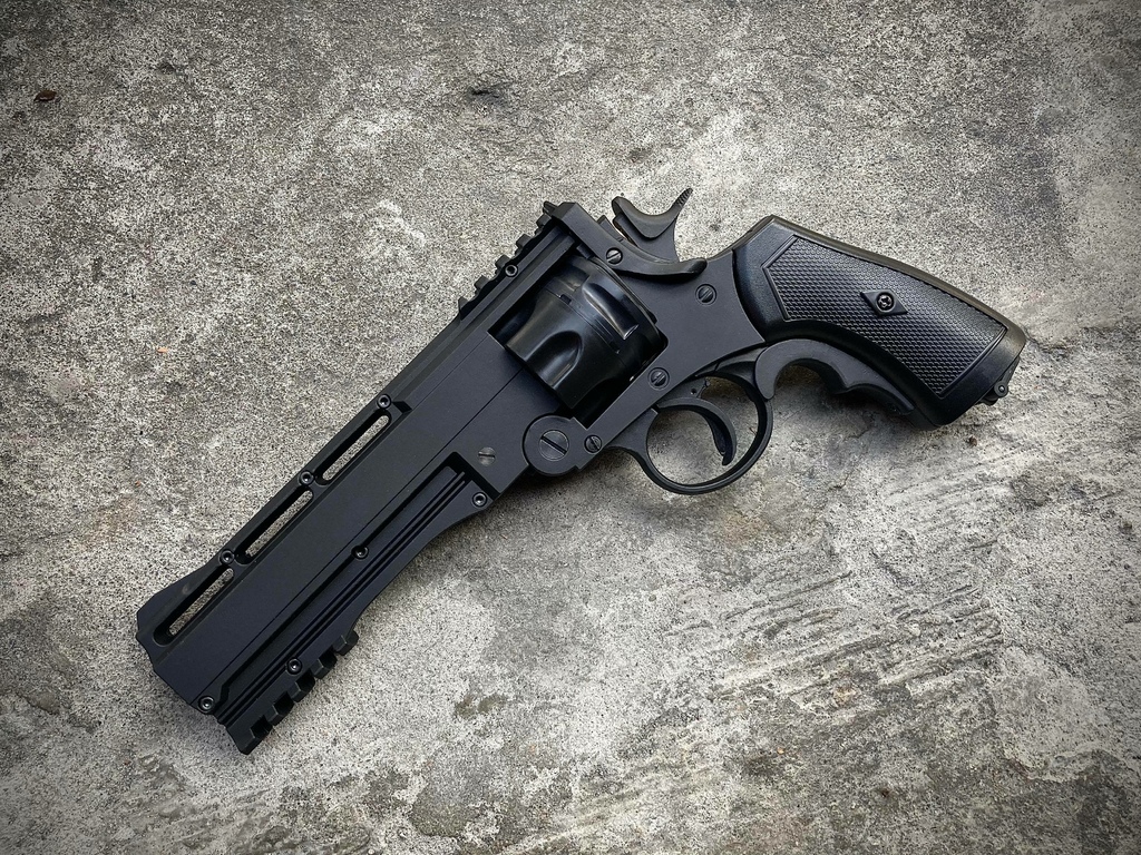 First Strike Roscoe Revolver 12.7mm 鎮暴槍 CO2 左輪手槍 台北槍店 生存遊戲專賣店 義勇兵 L.jpg
