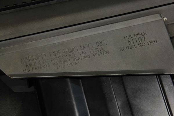 SVOBODA 斯沃博達 BARRETT 巴雷特 M107 全鋼製瓦斯拋殼槍 反器材步槍 台北槍店 生存遊戲專賣店 義勇兵 仿美軍制式M107刻字.jpg