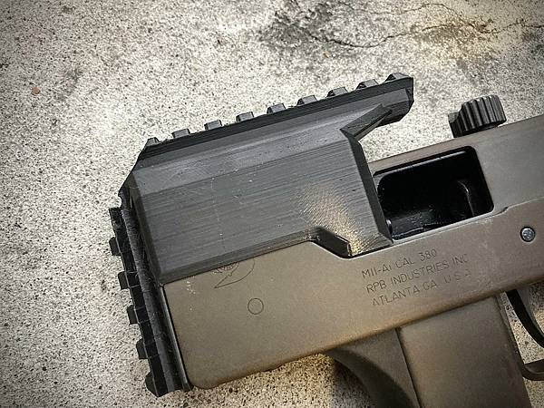 KSC HFC M11A1衝鋒槍 戰術改裝套件 3D列印 台北槍店 生存遊戲專賣店 義勇兵獨家 新增四段魚骨.jpg