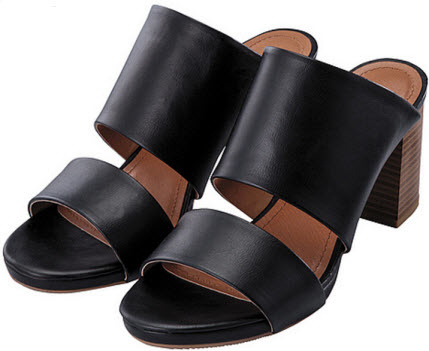 GU - 女裝涼鞋 ( 黑色 ) NT$ 990