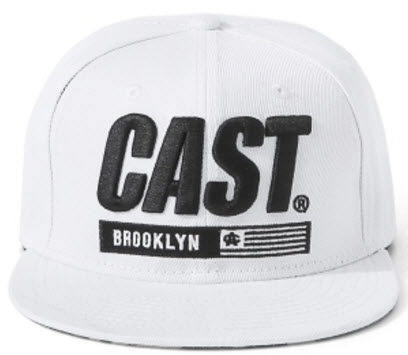 CACO 平價美式服飾 - CAST字樣帽（白色）NT$ 480