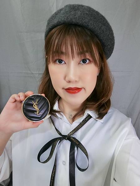 (彩妝開箱) YSL恆久完美霧光氣墊粉餅,最美皮革氣墊補妝也順便補氣勢!!!