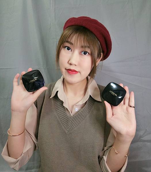 (彩妝開箱) L'OREAL PARiS巴黎萊雅炫色薰染訂製頰彩 - 腮紅蜂蜜蜜桃 / 打亮沐光香檳