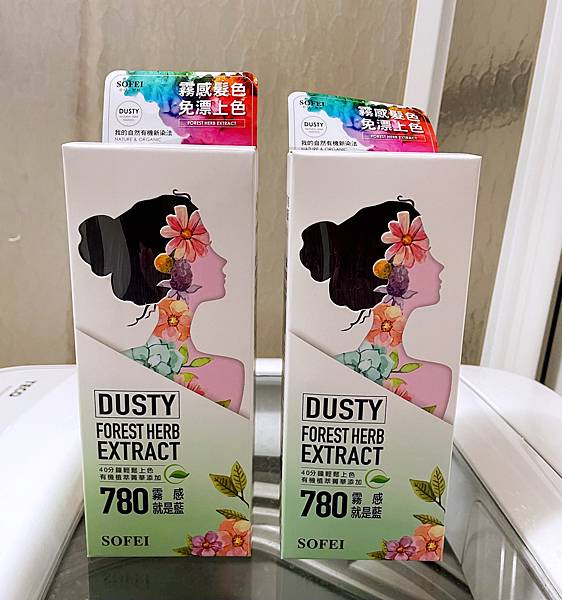 【染髮DIY】SOFEI舒妃型色家植萃添加護髮染髮霜-780霧感就是藍,不誇張染起來真的藍!!!