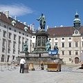 Plaza inside Hofburg