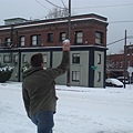 snowball throwing