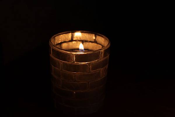 candle in the dark