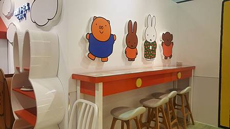 中和環球百貨 Miffy x 2% cafe 米飛兔主題咖啡 親子餐廳 下午茶