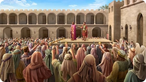 猶太人隨從法利賽人定罪主耶稣