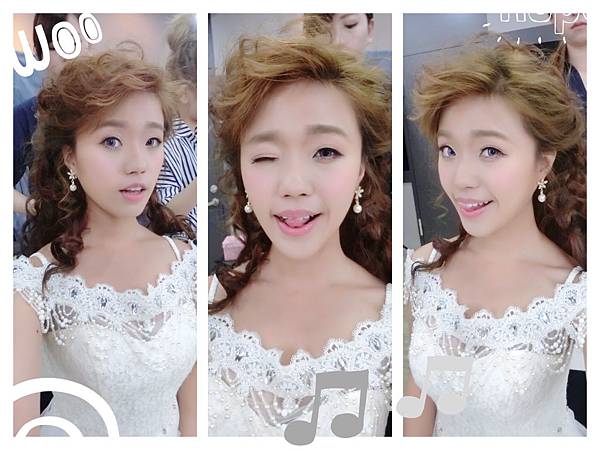 ? Wedding Day ?!!!! 白紗彩妝整體造型 Model ? Wedding Day ?!!!! 白紗彩妝整體造型 Model