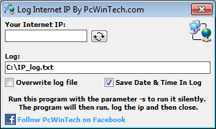 Log Internet IP