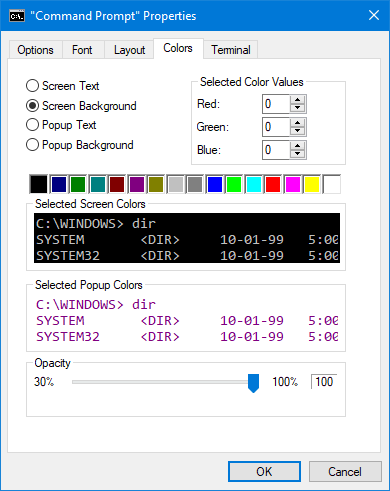 DOS] 命令提是字元（CMD）視窗半透明@ 香腸炒章魚:: 痞客邦::