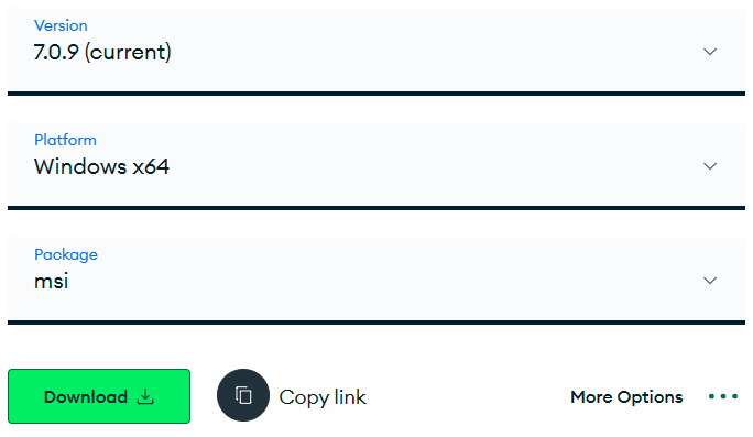 [MongoDB] Windows 安裝 MongoDB、W