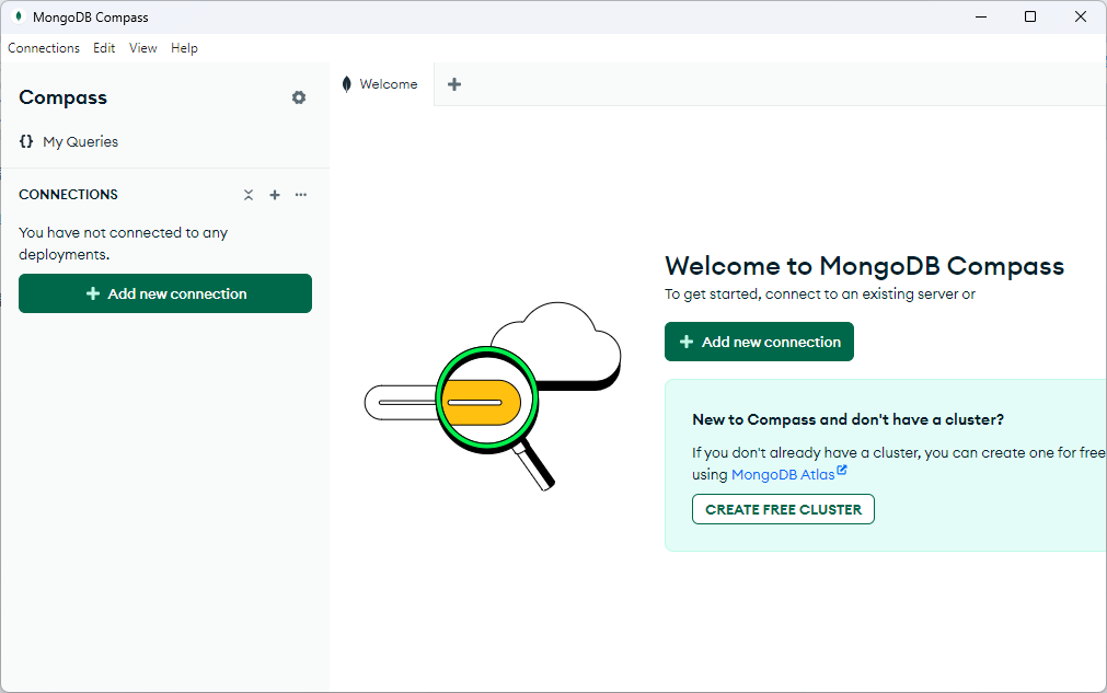 [MongoDB] Use MongoDB Compass 