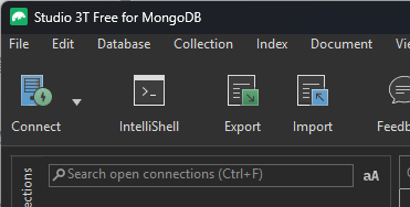 [MongoDB] Use Studio 3T to man