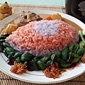 咖哩雞雙色彩米飯