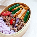 紫彩米飯便當 _ 茄子炒肉末⠀ _ 辣炒豆干小黃瓜-3