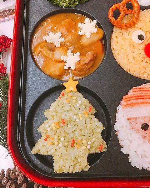彩色米飯耶誕歡樂餐點-3