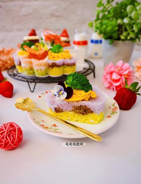 彩色米飯蛋糕-4