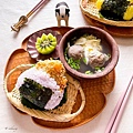 花枝蝦排彩色米飯糰餐點-2