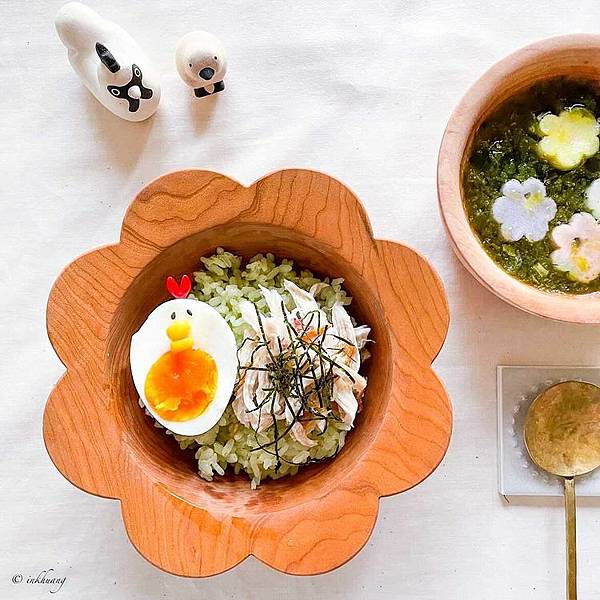 雞肉綠藻米飯餐點-2