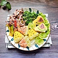 西瓜彩米飯糰餐點