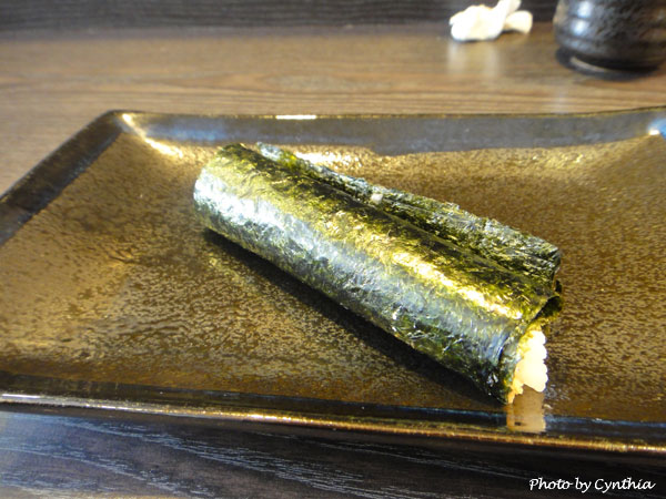 澤の料理-海膽手捲