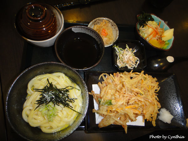 澤の料理-蛋汁烏龍麵定食