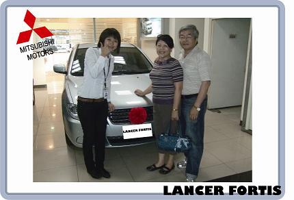 賀!恭喜 LANCER FORTIS 盧爸爸盧媽媽