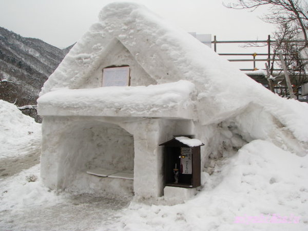 白川展望台雪屋