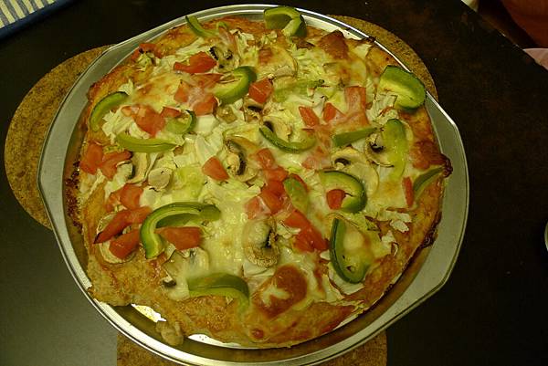 自製蔬菜pizza
