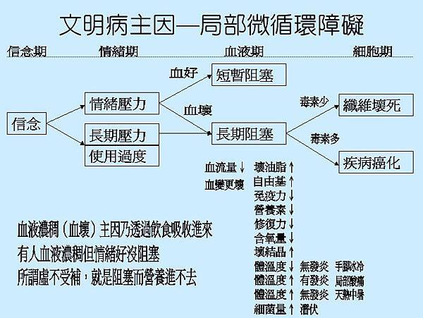 文明病主因(資料來源：毛國光老師)